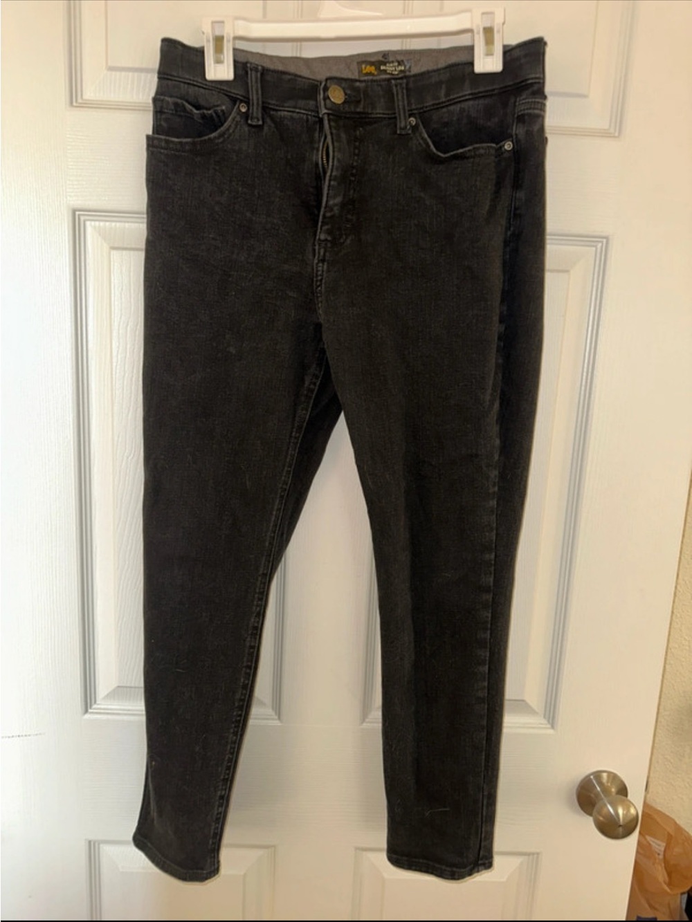 Lee Women's Black Skinny Jeans - High Rise